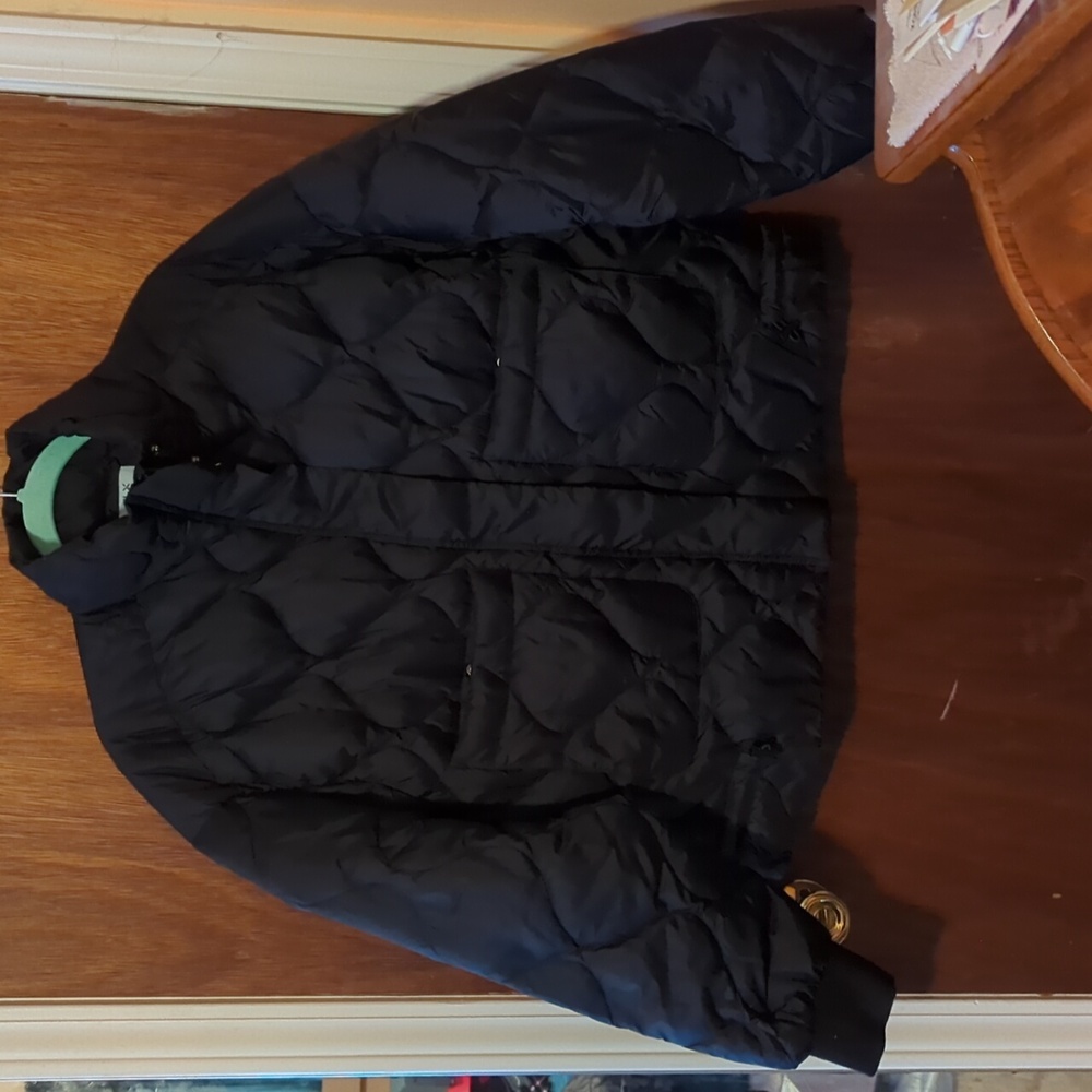 FLX Black Quilted Puffer Jacket